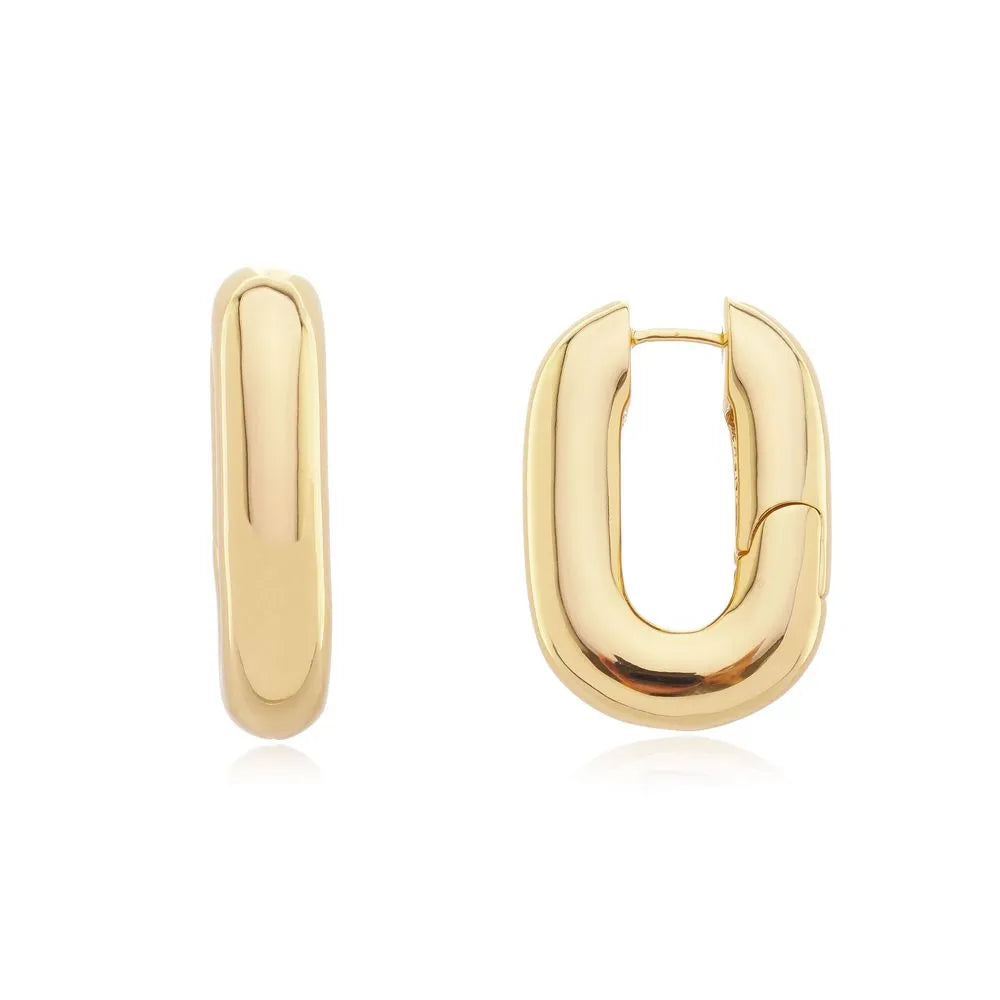 Maxi Square Hoop Earring M