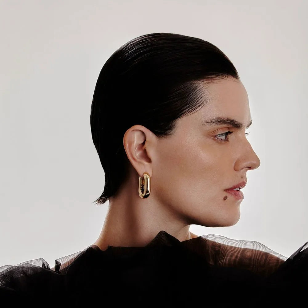 Maxi Square Hoop Earring M