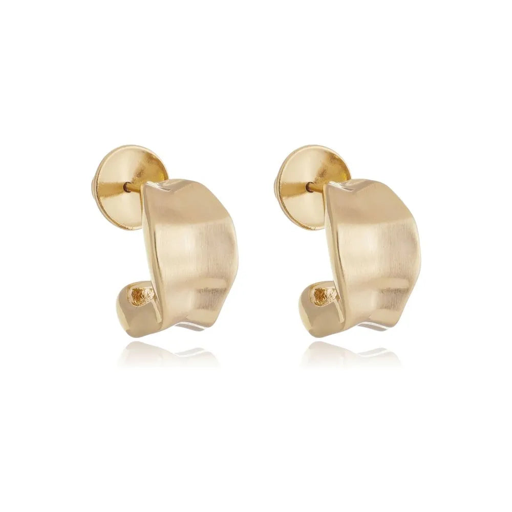 Petit Waves Hoop Earring