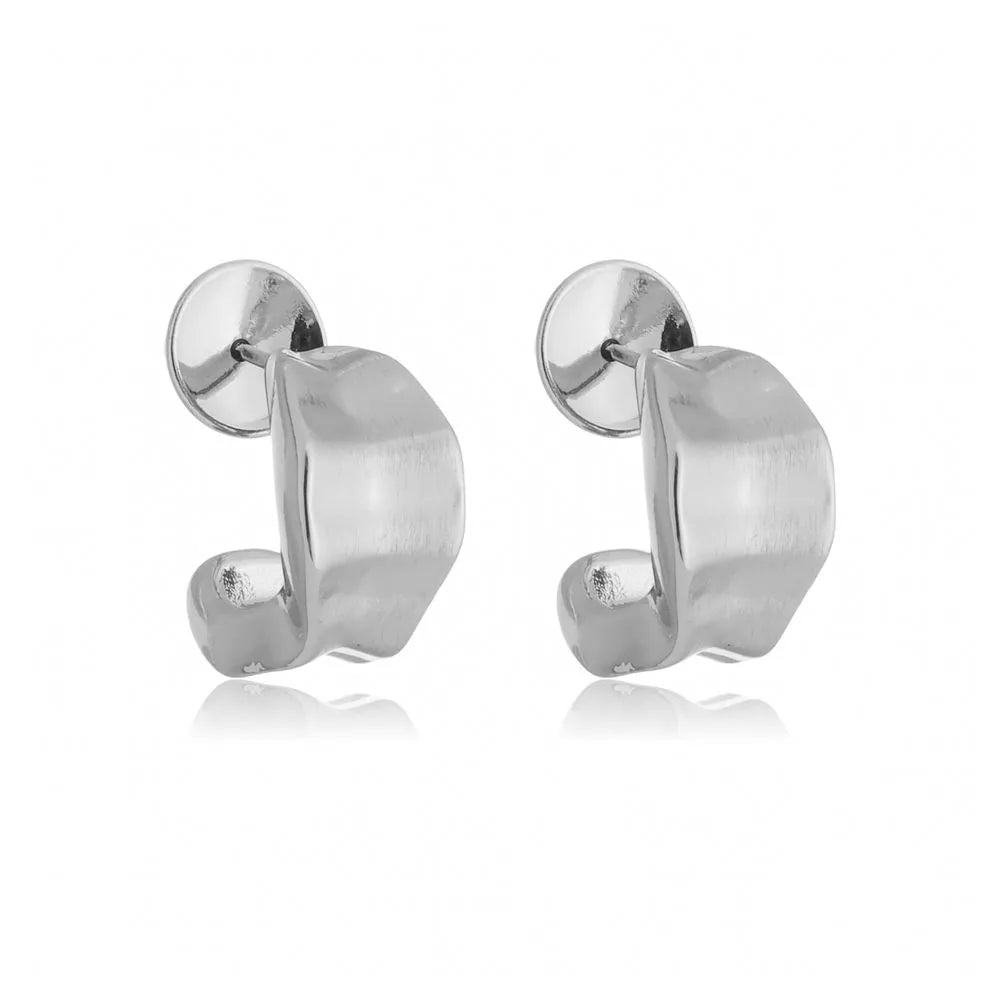 Petit Waves Hoop Earring