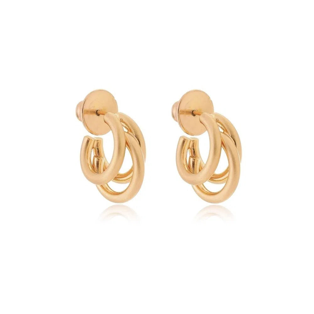 Petite Triple Hoop Earrings