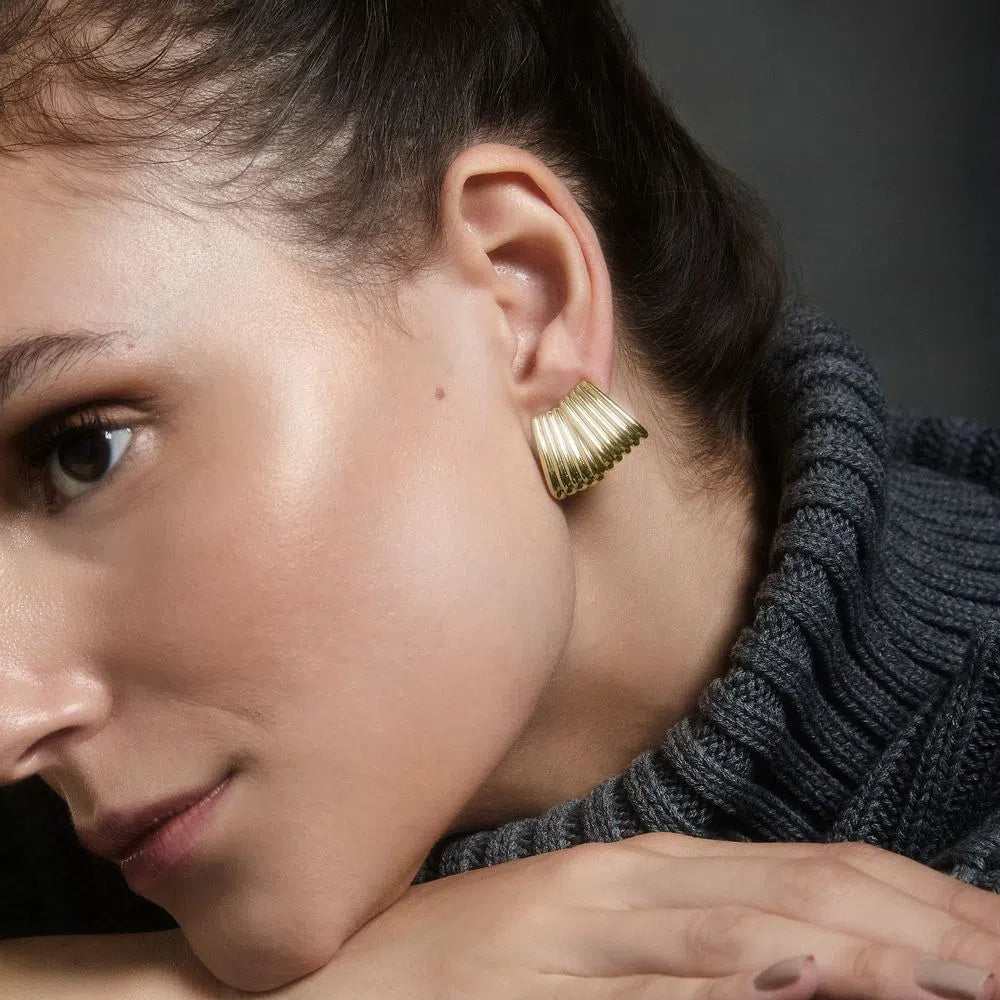 Textured Stripe Earrings