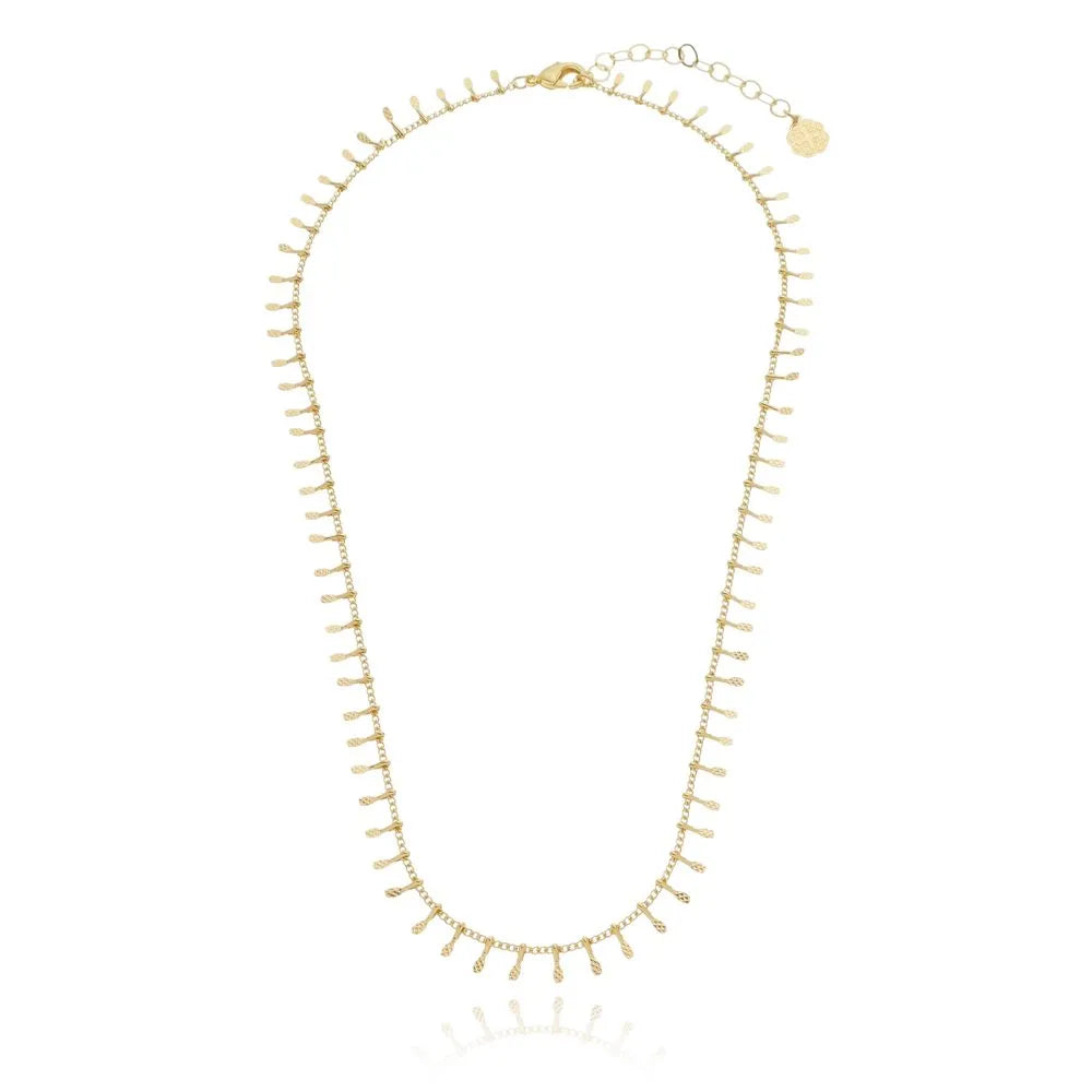 Short Hammered Necklace