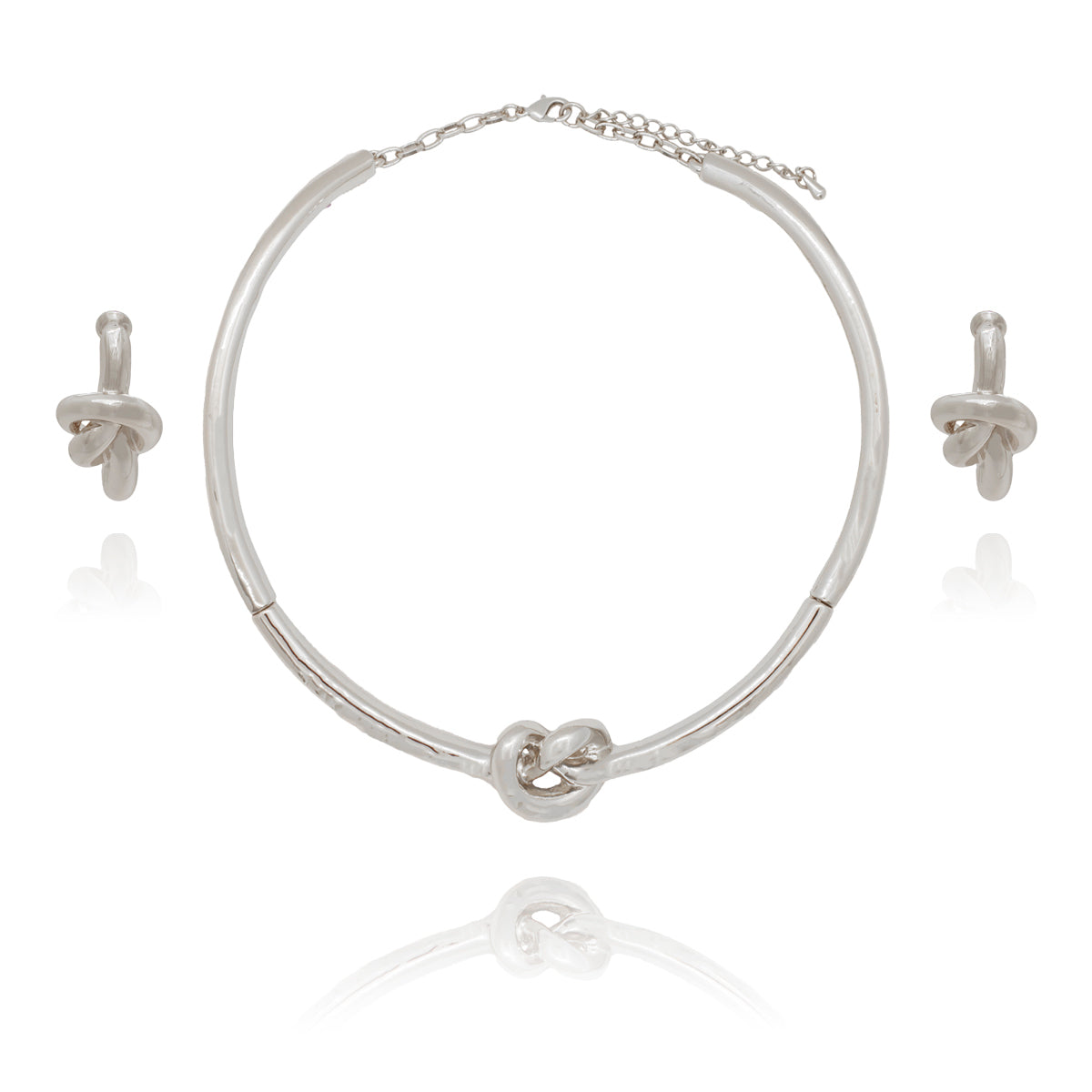 Knot Necklace and Earring Set