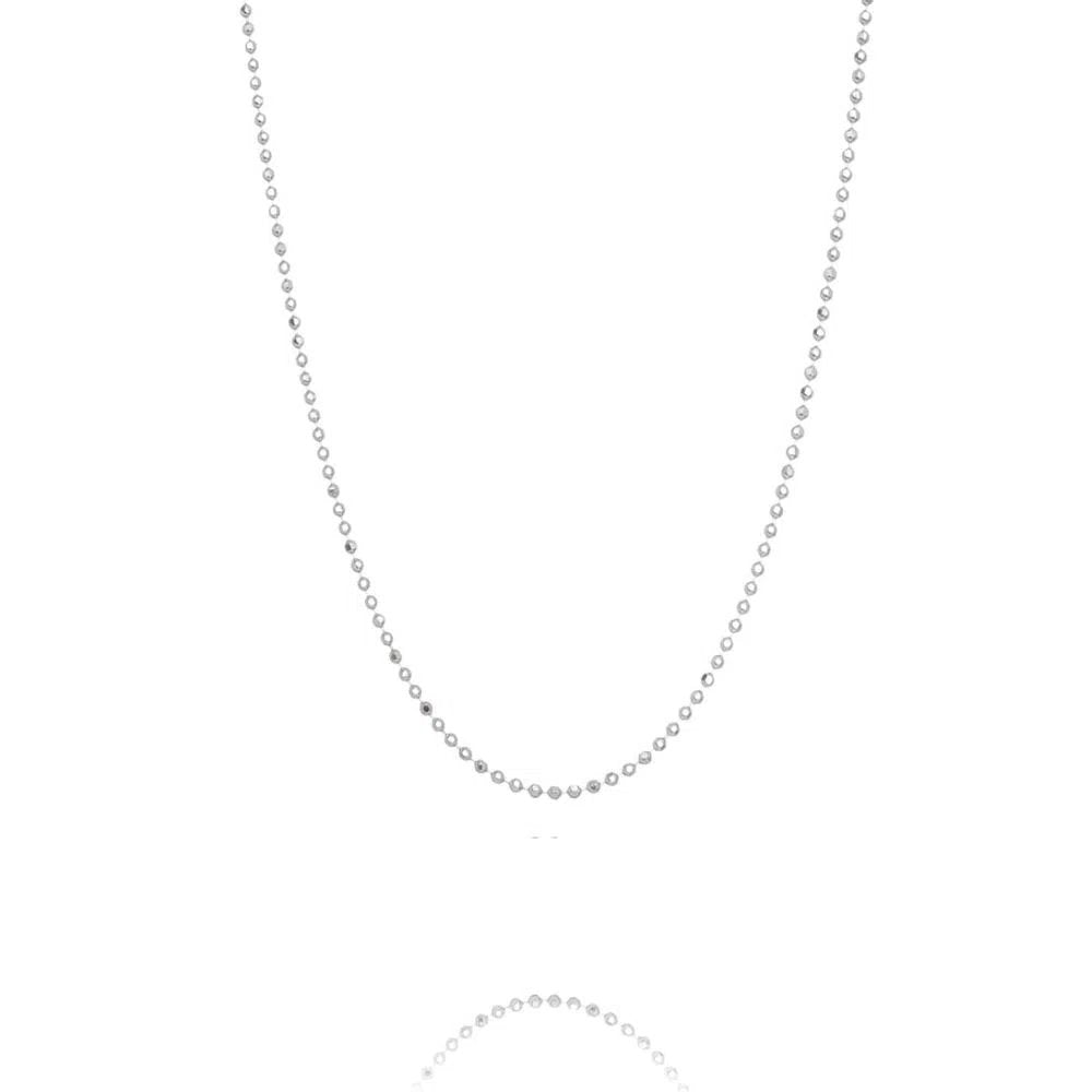 Long Beaded Chain Necklace