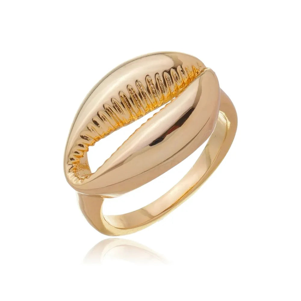 Gold Shell Ring