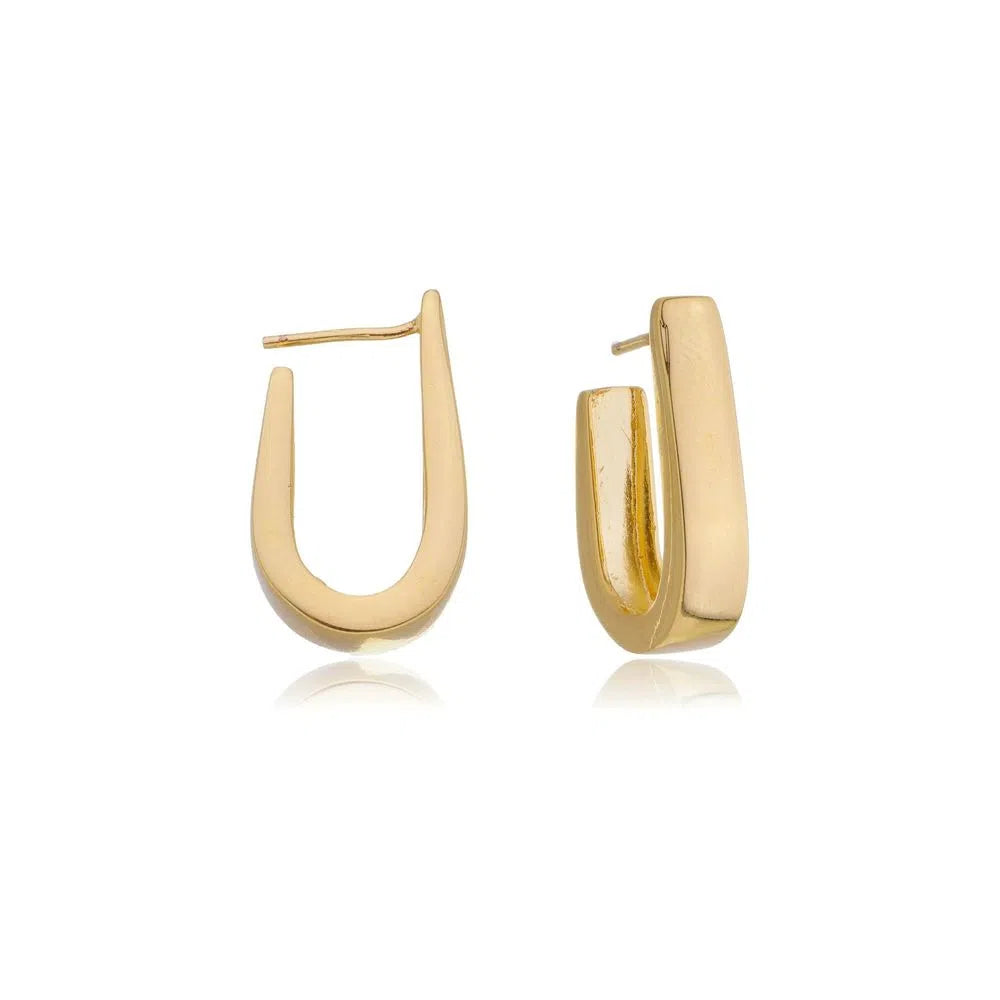 "U" Shaped Hoop Earring